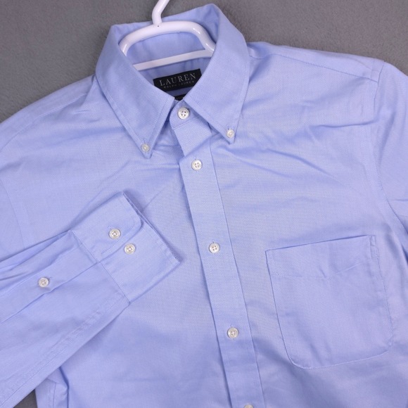 Lauren Ralph Lauren Other - LAUREN RALPH LAUREN Dress Shirt Regular‎ Fit Blue 14.5 32/33 Stretch Black Label